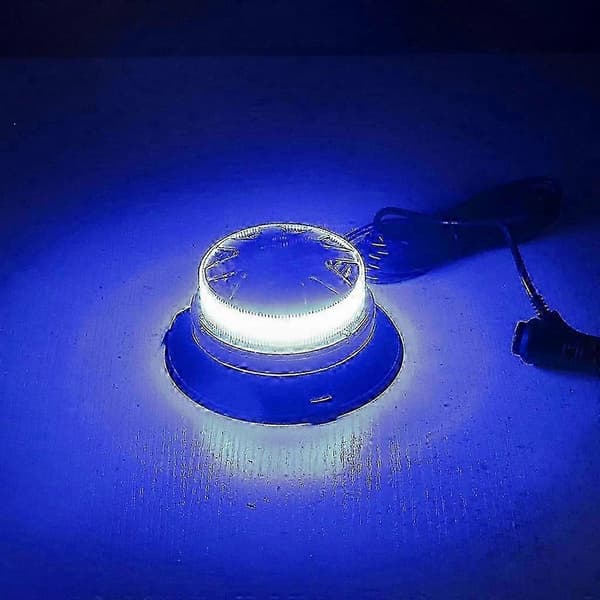 Magnetisk ravfarvet LED-strobelys til udrykningskøretøjer Red