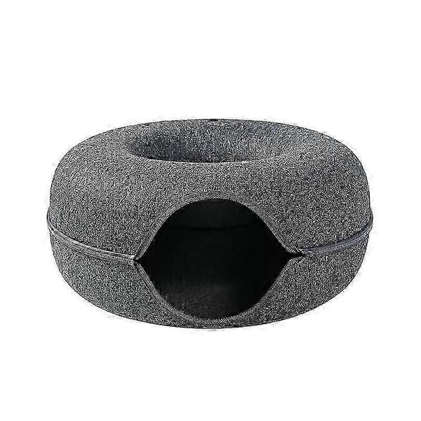 Kattunnelmunkkattsäng dark grey