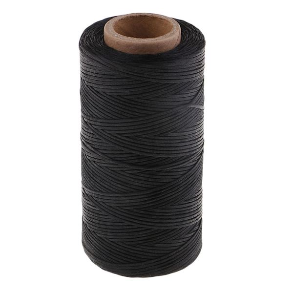rulle 200m 210D vaxad polyestertråd för DIY lädersömnad 1mm S05