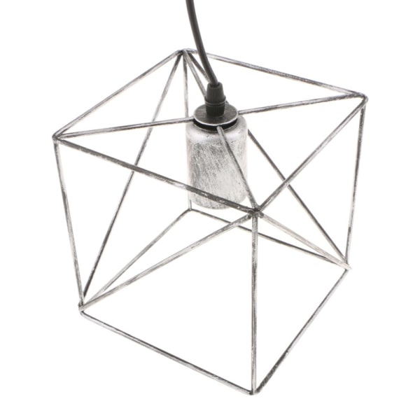 Bur taklampa hängande lampskärm pendellampa skärm silver armatur