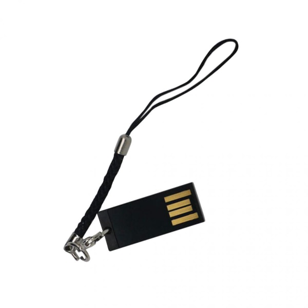 2st USB-minne Minnessticka Lagringsutrymme Musikvideor Hänge Svart 32GB