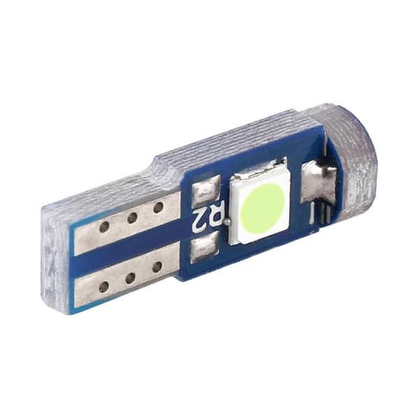 10 i 1 Bil T5 0.2W DC12V Instrumentpanel LED Dekorativ Lampa Ice Blue Light