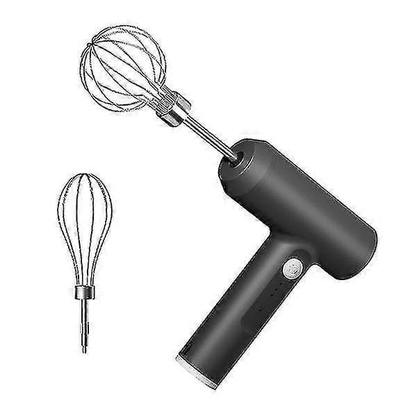 Johdoton vispilä USB-ladattava kädessä pidettävä sähkövatkain Black