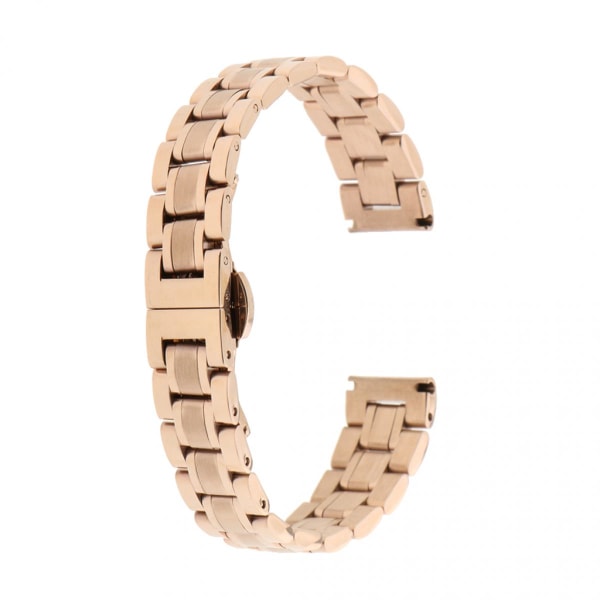 Ersättningsarmband i rostfritt stål roséguld metallarmband 14mm