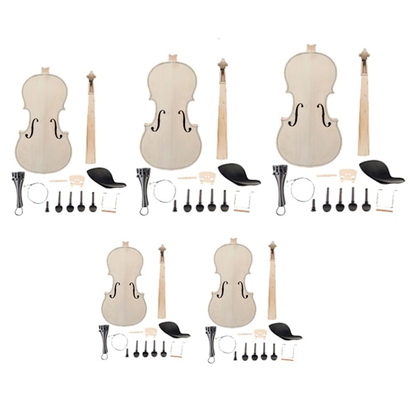 diy oavslutad massivt trä violin hantverk violinkropp violin violin kit 4-4