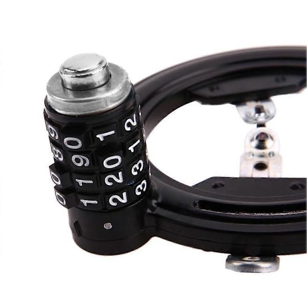 [RM]Steel bicycle lock, horseshoe shape, security lock with 4-digit password, anti-theft combination, number code security, bicycle accessories
