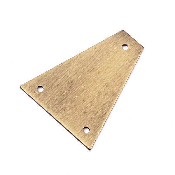 Blank Truss Rod-skydd i aluminiumlegering ACCS för Import Jackson Gitarr - Brons