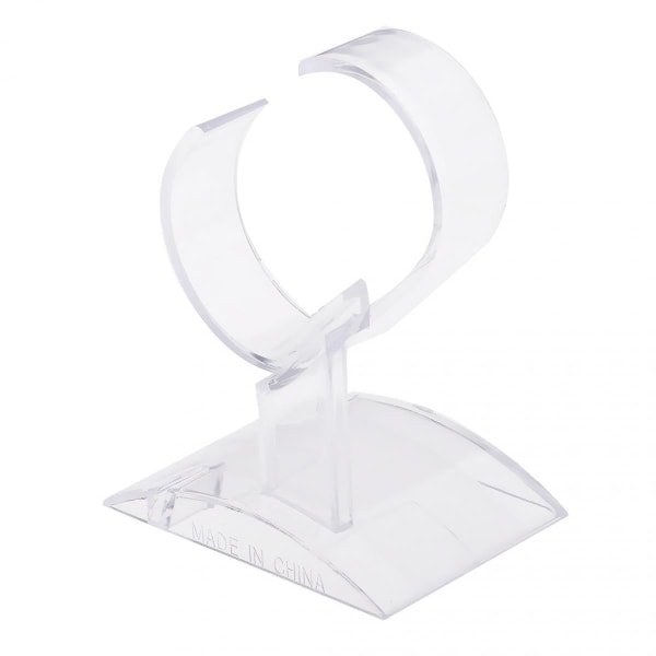 Transparent klocka smycken display stativ disk klocka display stativ dekor #6