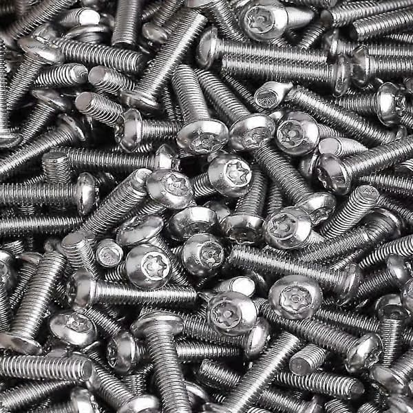 [RM]304 Rostfria Stöldskydd Torx Säkerhetsskruvar M5x30mm (10st)