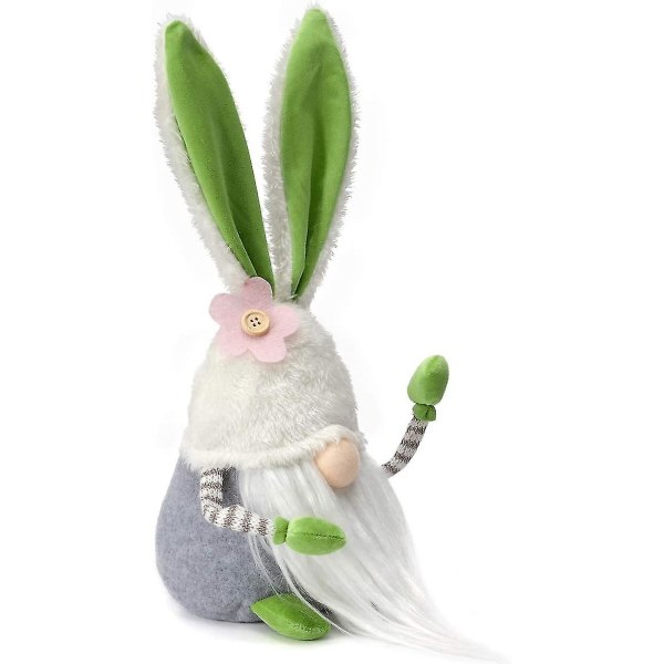 Gnome Bunny Vår Gnome Påsk Holiday Home Decor Gnome Plysch Handgjorda Bunny Gift Ray