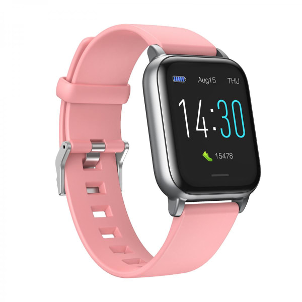 2021 Smart Watch Armband Sleep Monitor Meddelandepåminnelse 170mAh ljusblå