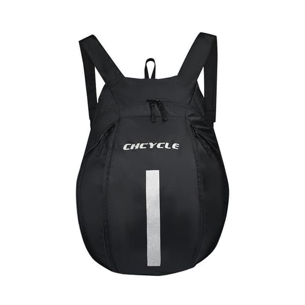 Durable Motorcycle Helmet Backpack Waterproof Motorcycle Backpack Large Capacity Cycling Backpack Lightweight Portable Stylish Riding Helmet Bag for
