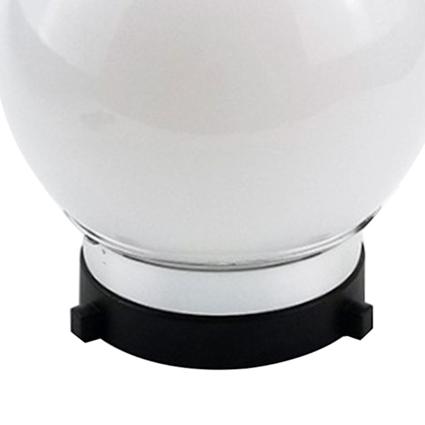 6\" Sfärisk Diffuser Mjuk Bullet för Bowens Mount Studioblixt Vit Strobe