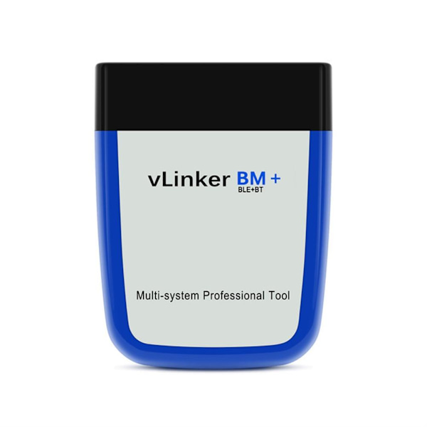 [RM]Vgate Vlinker BM+ OBD2 V2.2 Bluetooth Dual Mode 4.0 Diagnostisk Bilfejldetektor Kompatibel til Android/til IOS 0.1