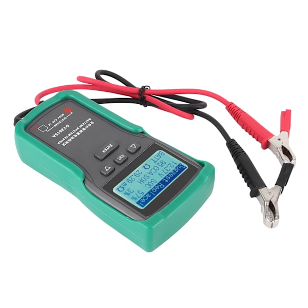 [RM]12V-24V Car Battery Tester Tool Voltage Load Test Digital Battery Capacity Checker Electrical Charging Analyzer DY2015A