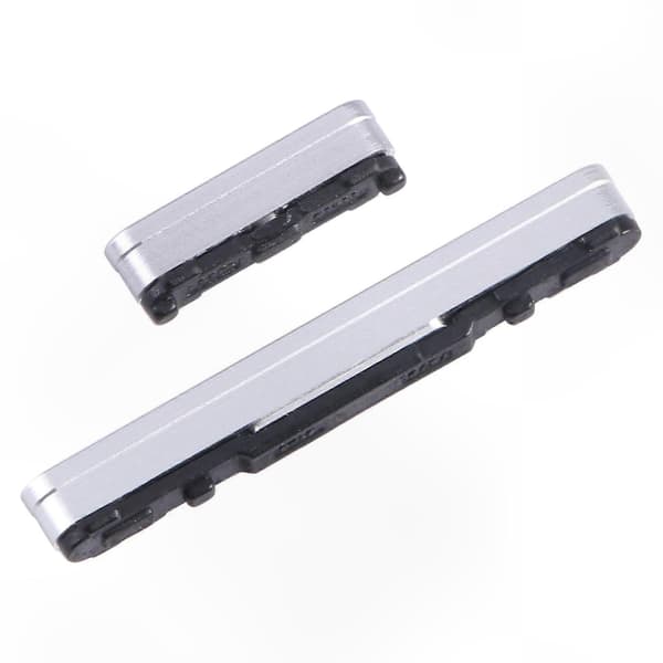 Kompatible tænd/sluk- og lydstyrkeknapper til 12,4\" tabletmodeller SM-T730/T733/T736B/T735 reservedelssæt Silver