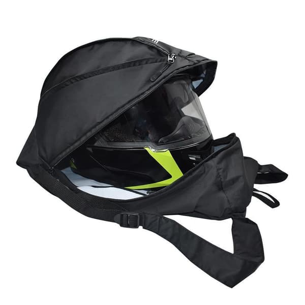 Durable Motorcycle Helmet Backpack Waterproof Motorcycle Backpack Large Capacity Cycling Backpack Lightweight Portable Stylish Riding Helmet Bag for