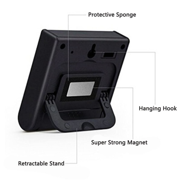 Kökstimer med Stor LCD-Display, För Matlagning, Magnetisk Stoppur