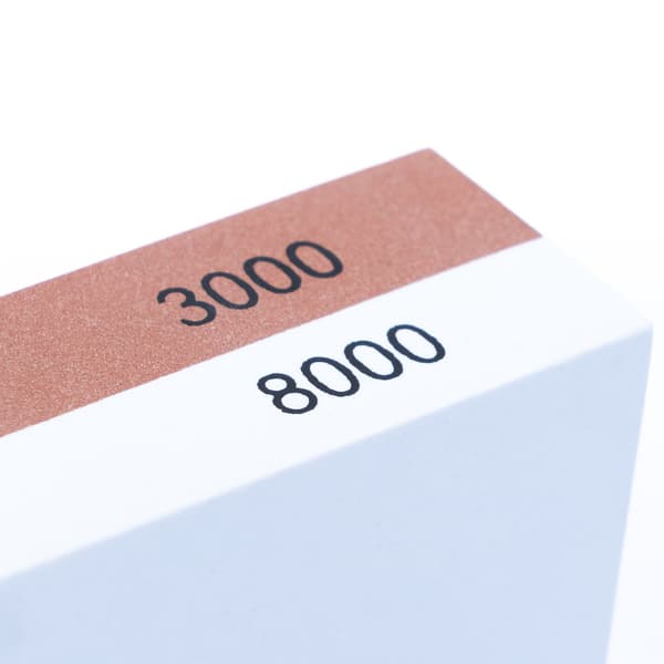 Dobbelt Slibesten Sæt med Base – 400/1000/3000/8000 Grit | Korund | Antiskridbase | Komplet Sæt til Knive