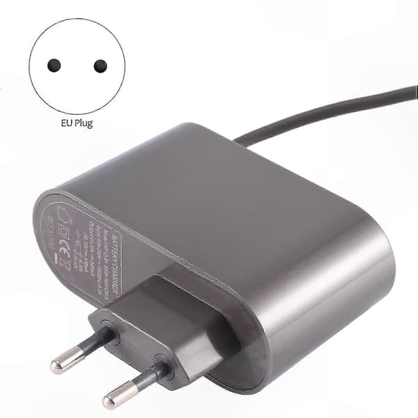 Støvsugeropladeradapter til DC30 DC31 DC34 DC35 DC44 DC45 DC56 DC57 modeller med EU-stikkompatibilitet Grey