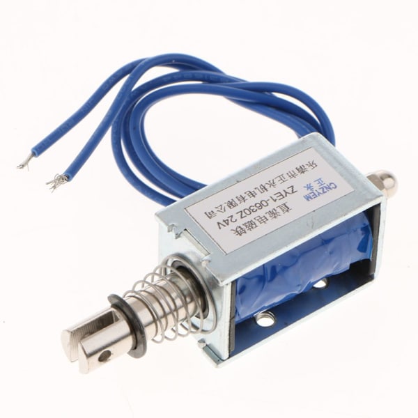 ZYE1-0630Z Linjär Mini Push Pull Solenoid Elektromagnetisk Återställning DC24V