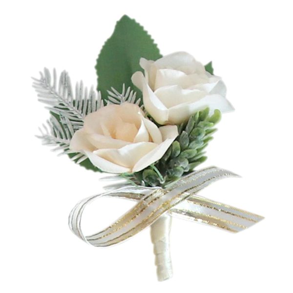 Boutonniere Corsage Bröllopsnål Brud Brosch