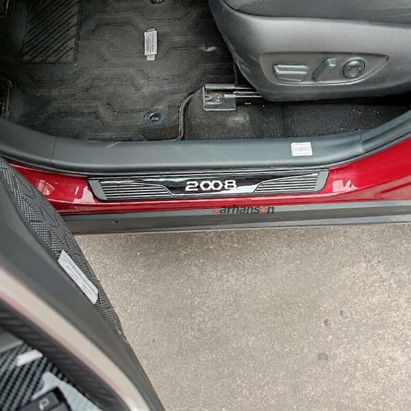 Til Peugeot 2008 Biltilbehør Dørkarm Slidbeskyttelse Trim Bildeler 2024