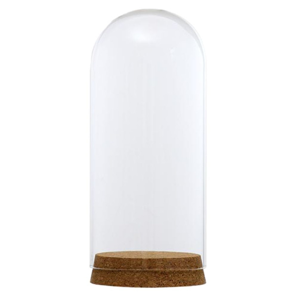 glaslock landskap terrarium behållare lock vas flaska 8x18cm