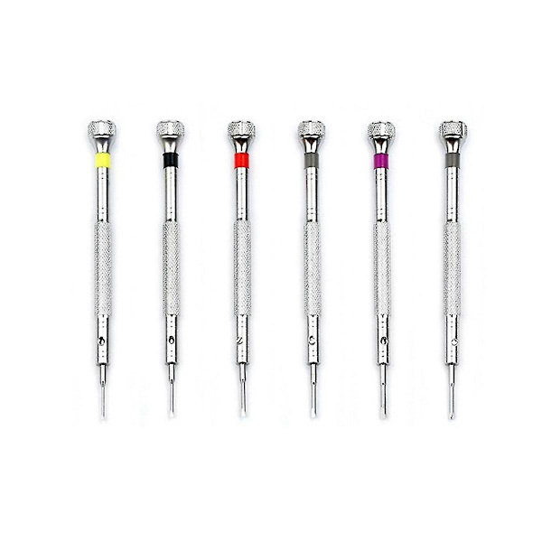 [RM]6 pcs. Steel Watchmaker Tools & 6 pcs. Replacement Drill Bits for Watchmakers - Remove, Adjust and Repair