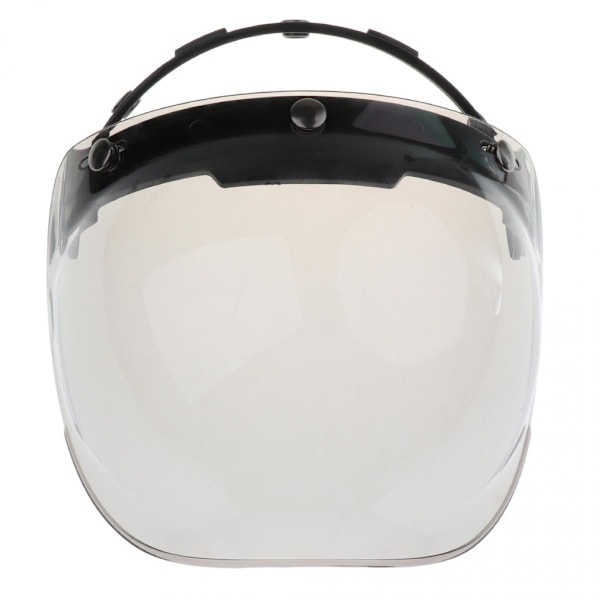 3 Snap Bubble Wind Shield Visir För Bonanza Biltwell 4 Motorcykelhjälmar