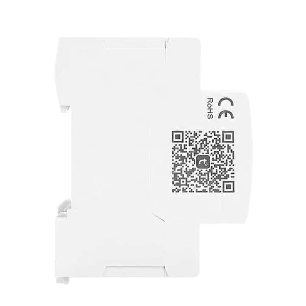 GTS8-W 2P Smart Wifi Timer Switch DIN Rail Smart Home Wireless Remote Control Switch Via Tuya APP AC2 White White GTS8-W 2P