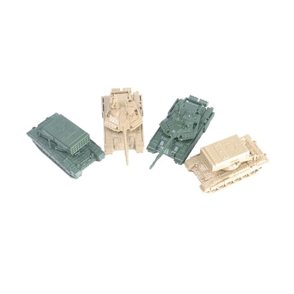 [RM]4 stk 1/144 Tankmodell 4D Moderne Tankmodell for gutter jenter bursdagsgaver