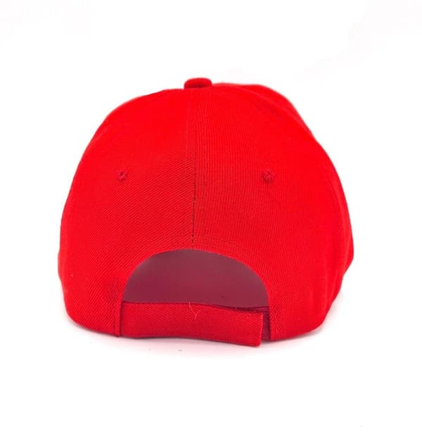 [RM]Rød caps Unisex Baseballcaps Röd red