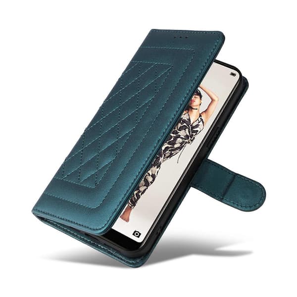 [RM] Læder Flip-etui til Huawei P20 Pro Green