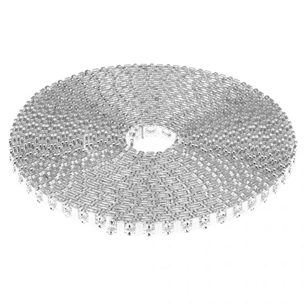 10 yards strass kristallkedja band trim bröllopssömnad #4