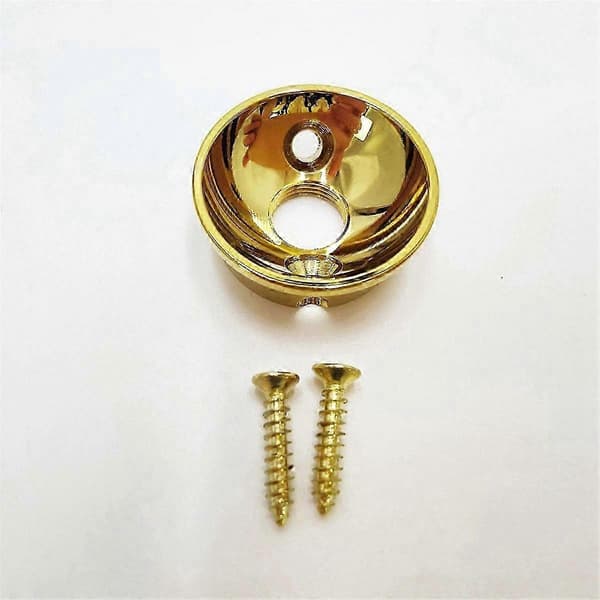 TL Rund Fatning Elektrisk Guitar Audio Output Jack Fatning Guld