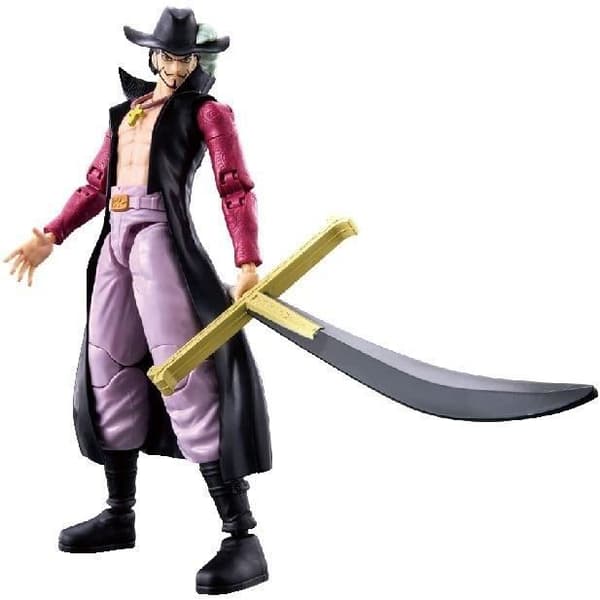 [RM]Animefigur ledad - BANDAI - One Piece - Dracule Mihawk Hawkeye - 17 cm