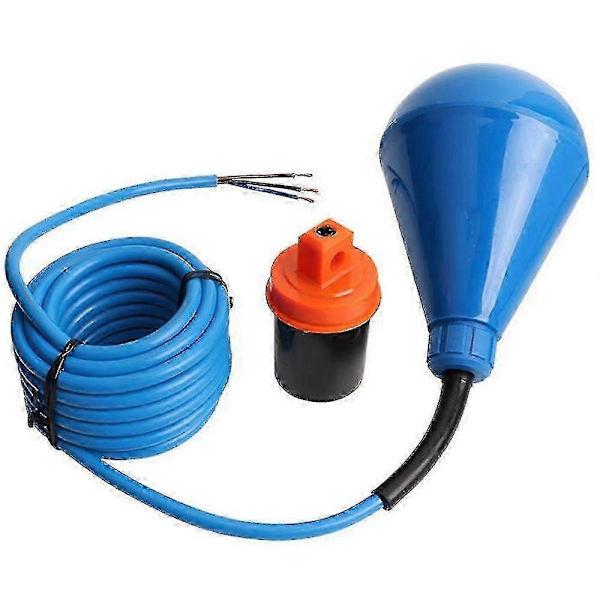 Heavy duty level float for wastewater, 4 meter cable length