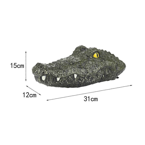 [RM]Fjernkontroll Krokodillehodebåt for Barn og Voksne – Gave Vihreä 31x15x12cm