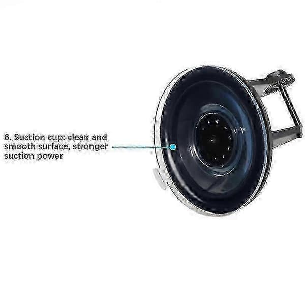 Kameraholder til bilmontering Universal Dash Cam-montering Alsidig 180 graders justerbar forrude instrumentbræt Cam-montering til bil
