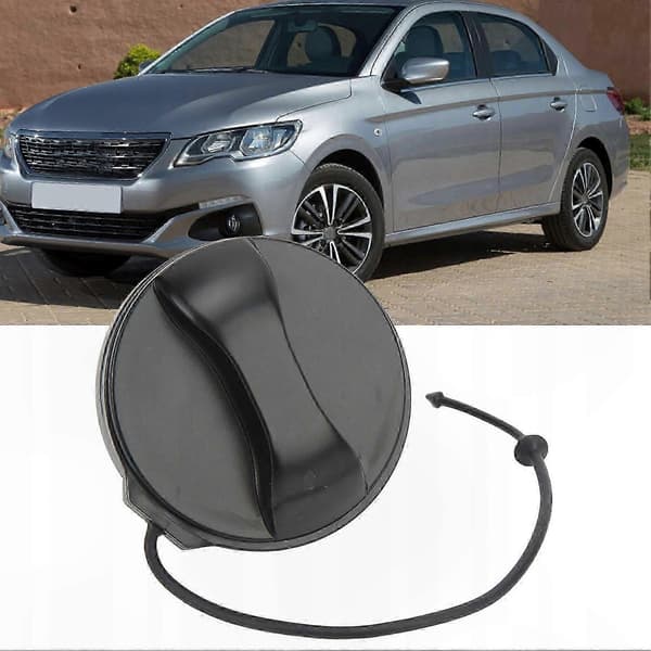 Bilbrændstoftankdæksel til Peugeot 301 2008 3008 modeller black