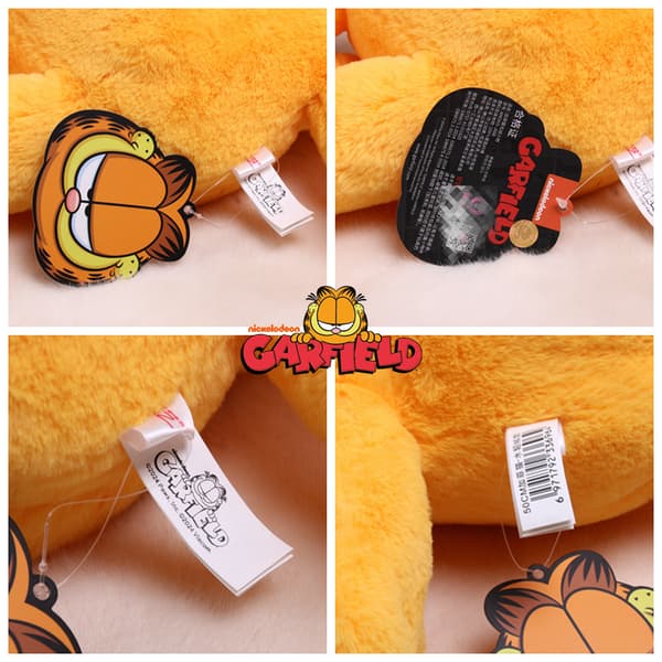 UDSALG! 35 cm Garfield Plysdyr | Orange Buttet Kattebamse & - Perfekt til Fans & Børn-Garfield