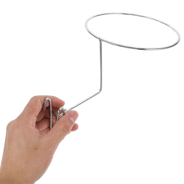 [RM]Sølv Kule Display Holder Veggmontert Hatteholder for Oppbevaring 5 Stk