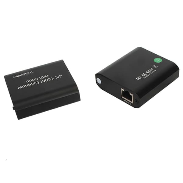 [RM]HD Multimedia Interface KVM Extender 4K at 30 Hz Single Channel Network Extender 120m 100-240V EU Plug YEMMA