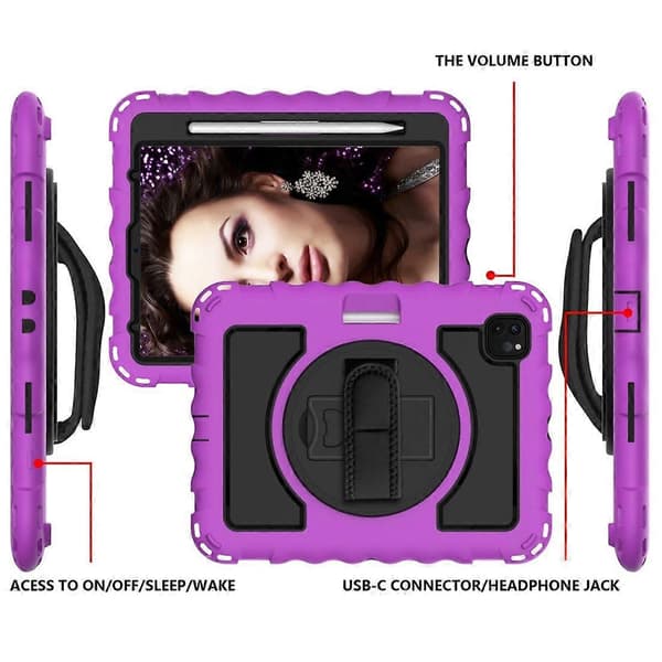 Hardt etui til iPad Pro 11 tommer 2020 Purple