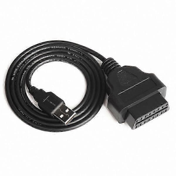 OBD2 til USB-adapterkabel til GPS, 1m længde, hunstik
