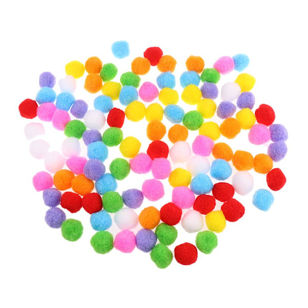 200 Stycken Ull Pompom Bollar Sömnad Kläder Tillbehör - 25/30mm