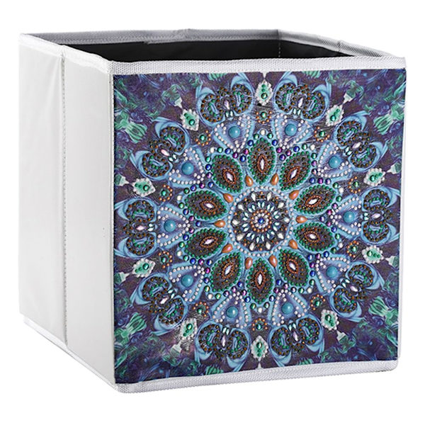 5D Diamantmålning Kit DIY Full Kristall Strass Målning Förvaringslåda E
