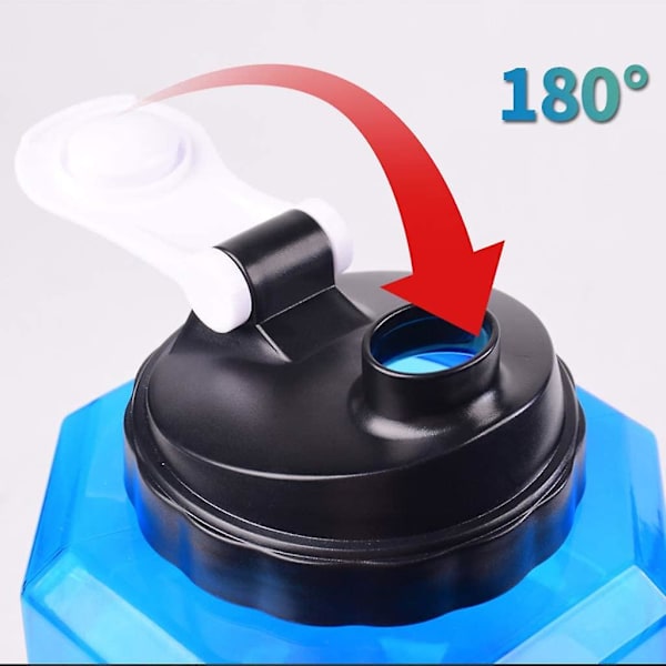 Hantel Kettle, Hantlar Stor Vattenflaska, läckagesäkert Lock - 2.2l
