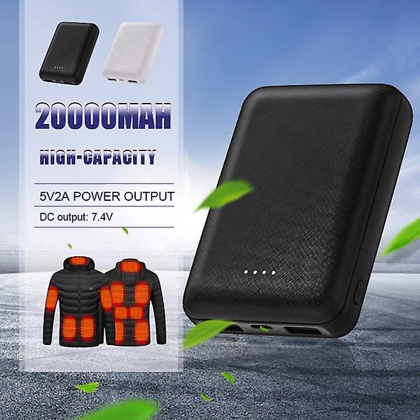 20000mAh Power Bank Bärbar USB -laddare Snabbladdning externt batteripaket